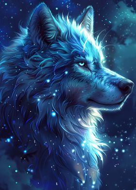 Cosmic Wolf Galaxy