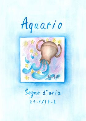 ZODIACO Aquario  senza C 