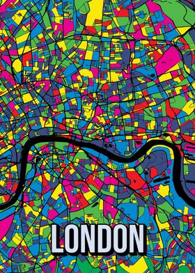 London England City Map