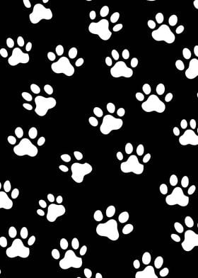 dog paw pattern