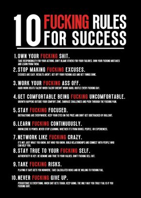 10 Rules For Success