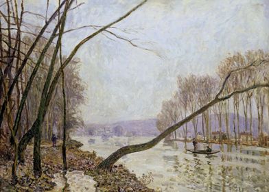 Bank of Seine in Autumn