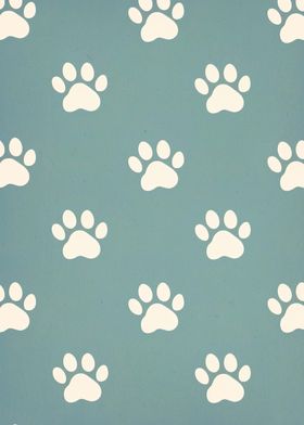 dog paw pattern