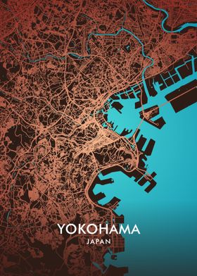 Yokohama City Map