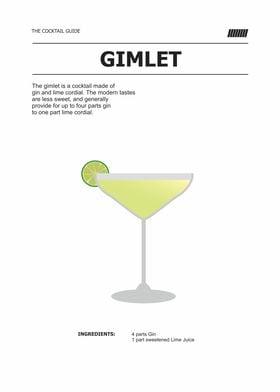 gimlet cocktail about