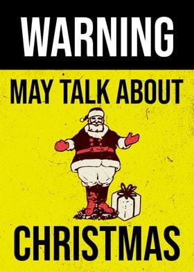 WARNING CHRISTMAS SANTA