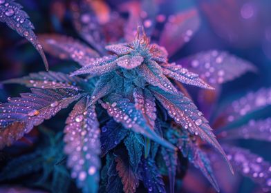 Purple Cannabis Garden