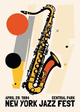 1994 NYC Jazz Fest Poster