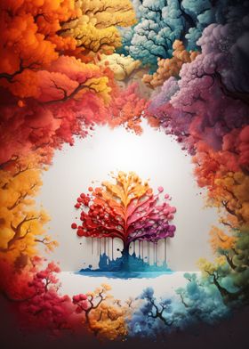 The rainbow tree