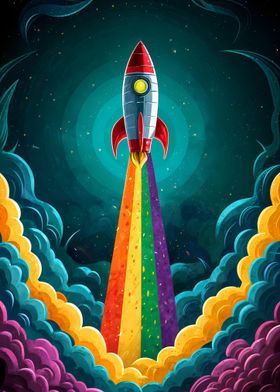 Rocket rainbow