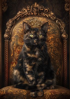 Tortoiseshell Cat Crown Th