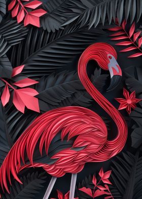 Flamingo Paper Craft