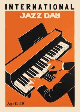 April 30 Jazz Day Poster