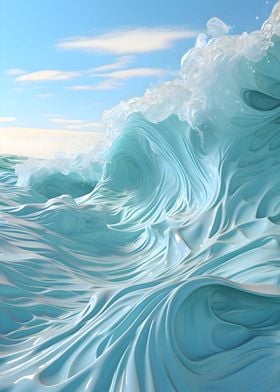 Elegant Ocean Waves