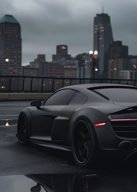 Black Audi R8