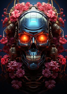 Neon Skull