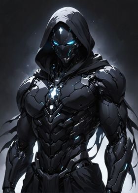 dark cyborg warrior