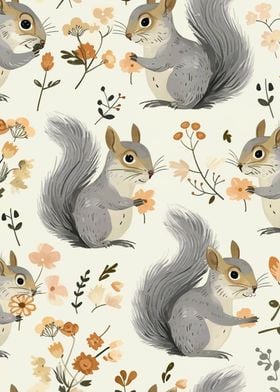 Pattern Squirrel Animal