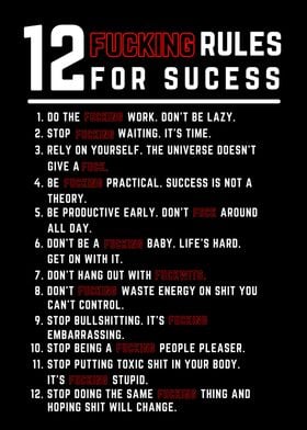 12 Rules For Success