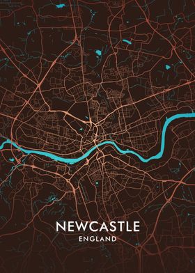 Newcastle City Map