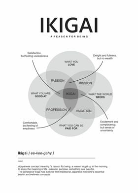 a reason for being ikigai