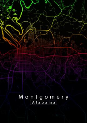 Montgomery Alabama Map