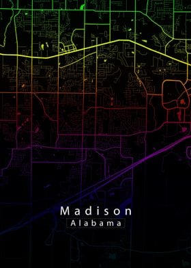 Madison Alabama City Map