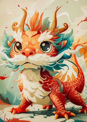 cute dragon animal