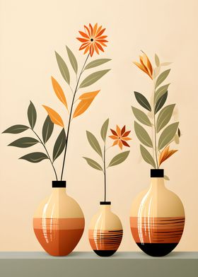 Elegant Pastel Vases