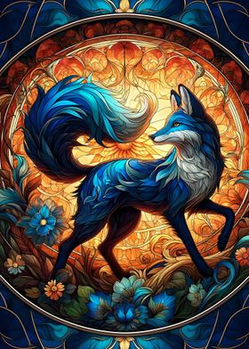 Blue fox majesty