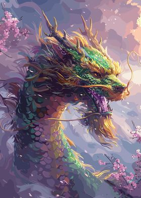 Fantasy Abstract Dragon