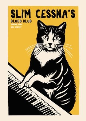 Retro Music Club Poster