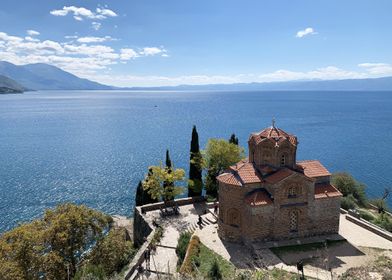 Church Ohrid Lake Balkans