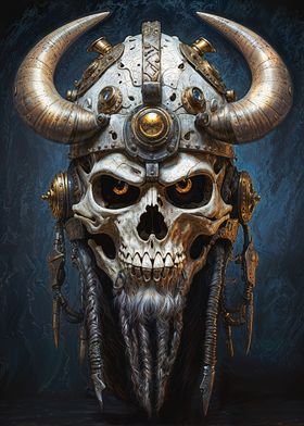 Nordic Viking Skull