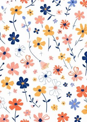 Pattern Flower Color