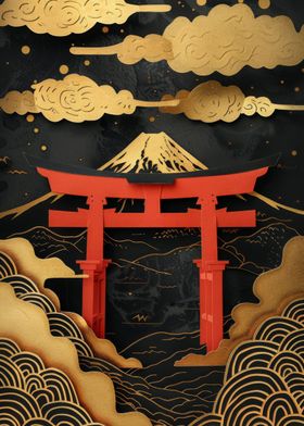 Gold Torii Gate 