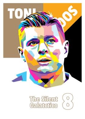 Toni Kroos in WPAP Style