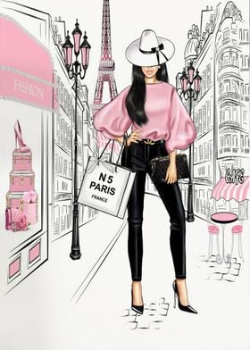 Fashion Art Girl Paris