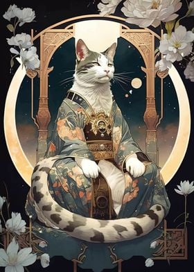 Cat Kimono Japan