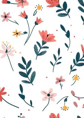 Pattern Flower Color