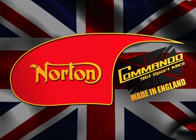 Norton Commando Emblem