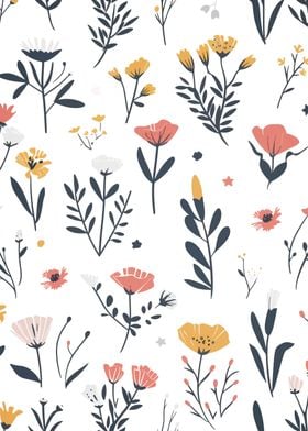 Pattern Flower Color