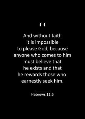 Hebrews 11 6