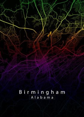 Birmingham Alabama Map