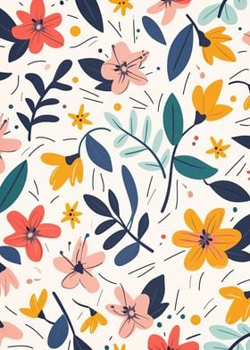 Pattern Flower Color