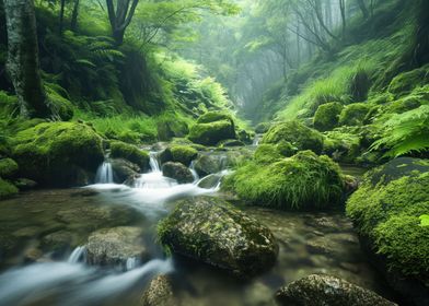 Zen Forest Stream