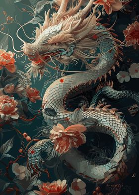 Fantasy Dragon Floral