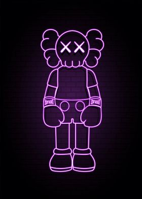 Kaws boxing