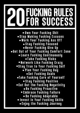 20 Rules For Success