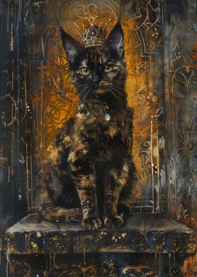 Bossy Tortoiseshell Cat